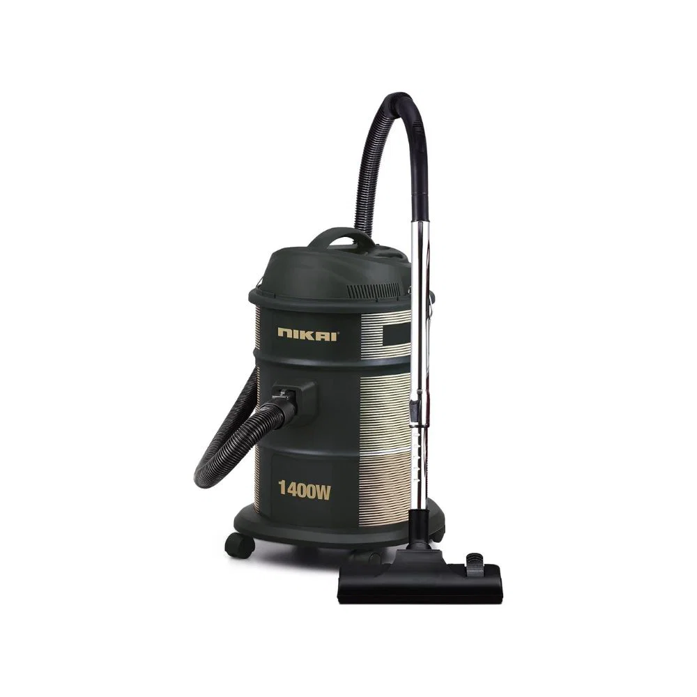 Nikai Drum Vacuum Cleaner 17 L, 1400W, Carry Handle, Black
