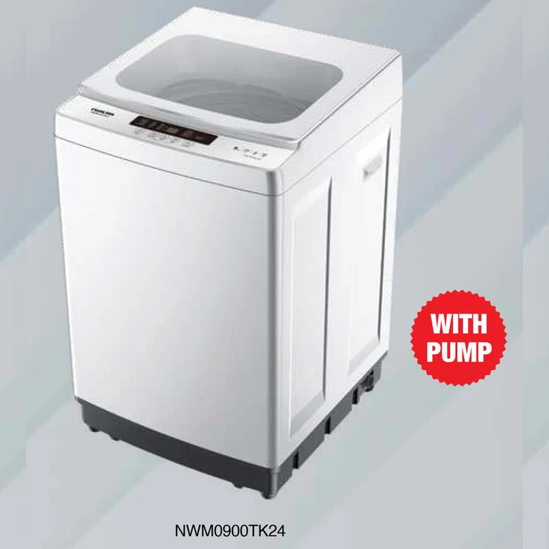 NIKAI Washing Machine TOP LOADING 9KG, 8 PROGRAMS, 600 RPM, White