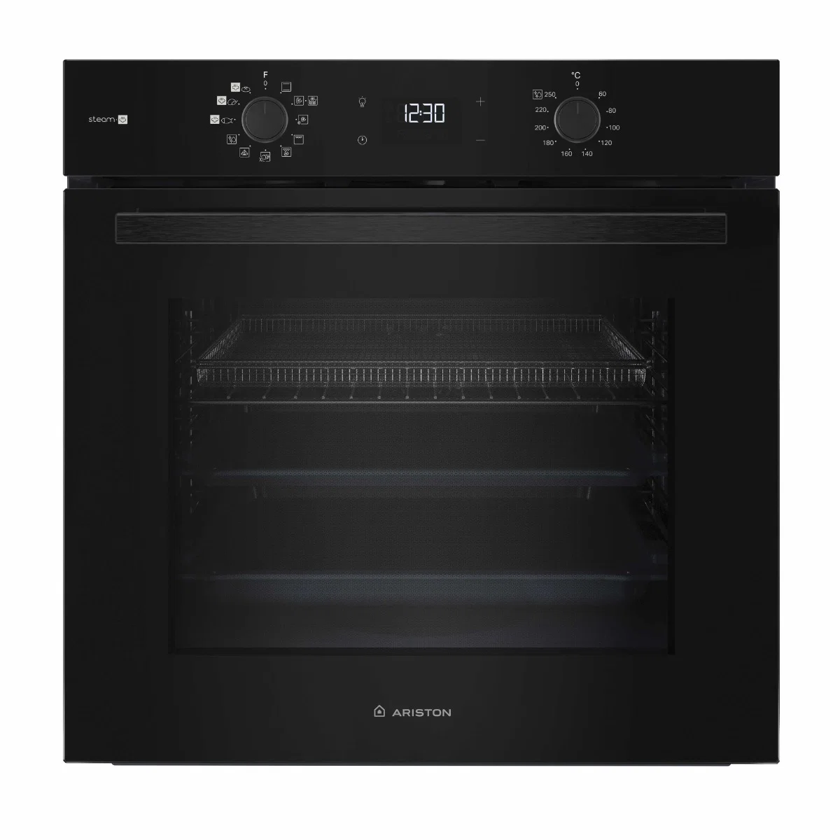 Ariston Built-in Electric Oven with Grill, 60 cm, Black