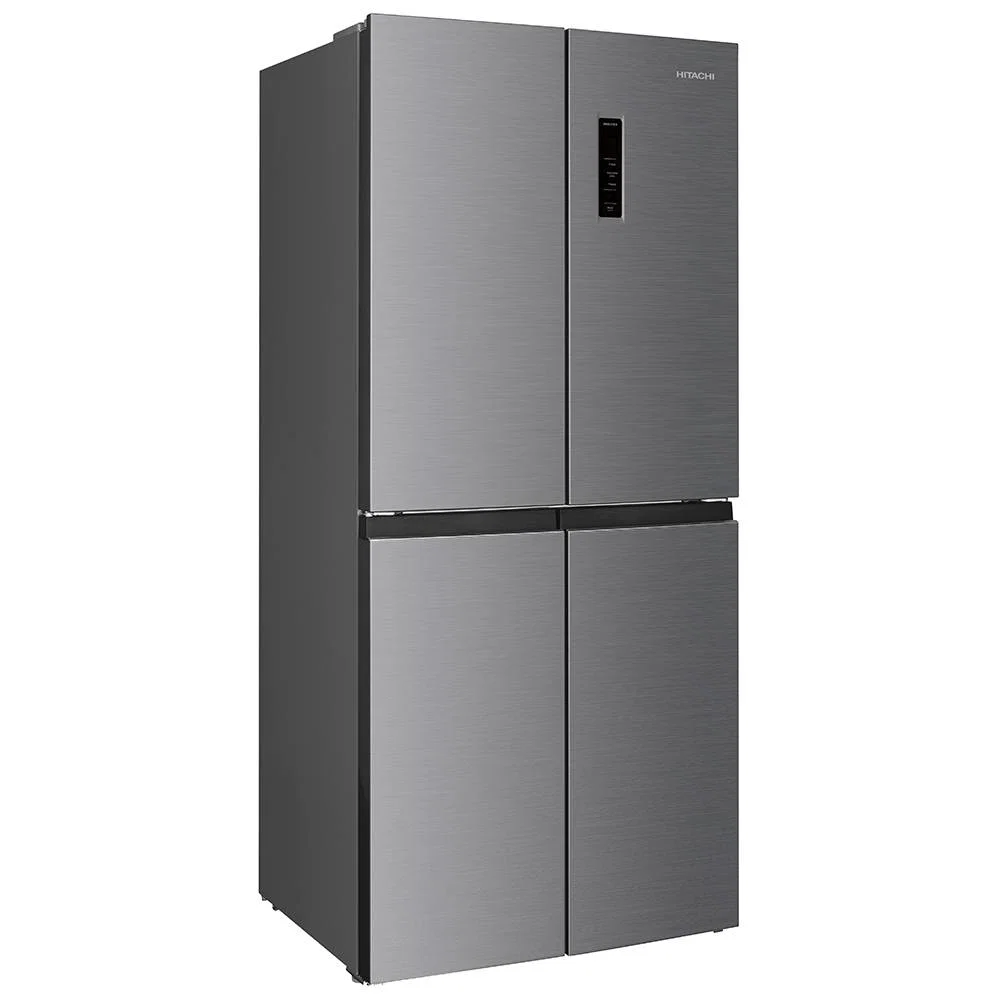 Hitachi 4-Door Refrigerator, 16.4 Cu. Ft., Silver