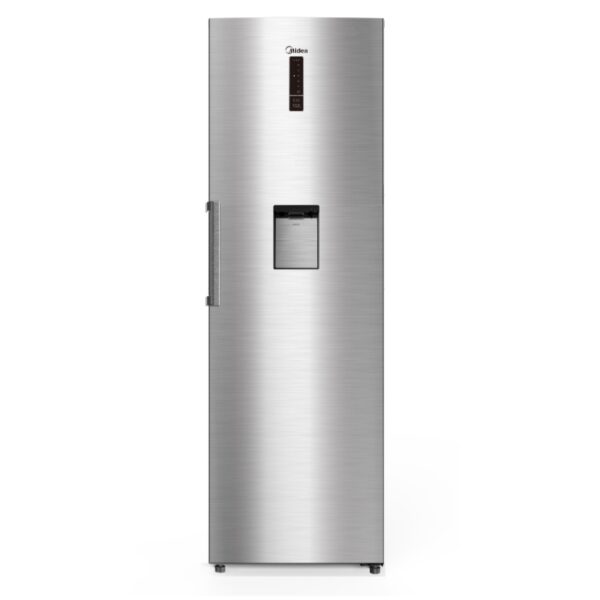 Midea Refrigerator – Single Door – 12.4 cubic feet – Water Dispenser – Silver