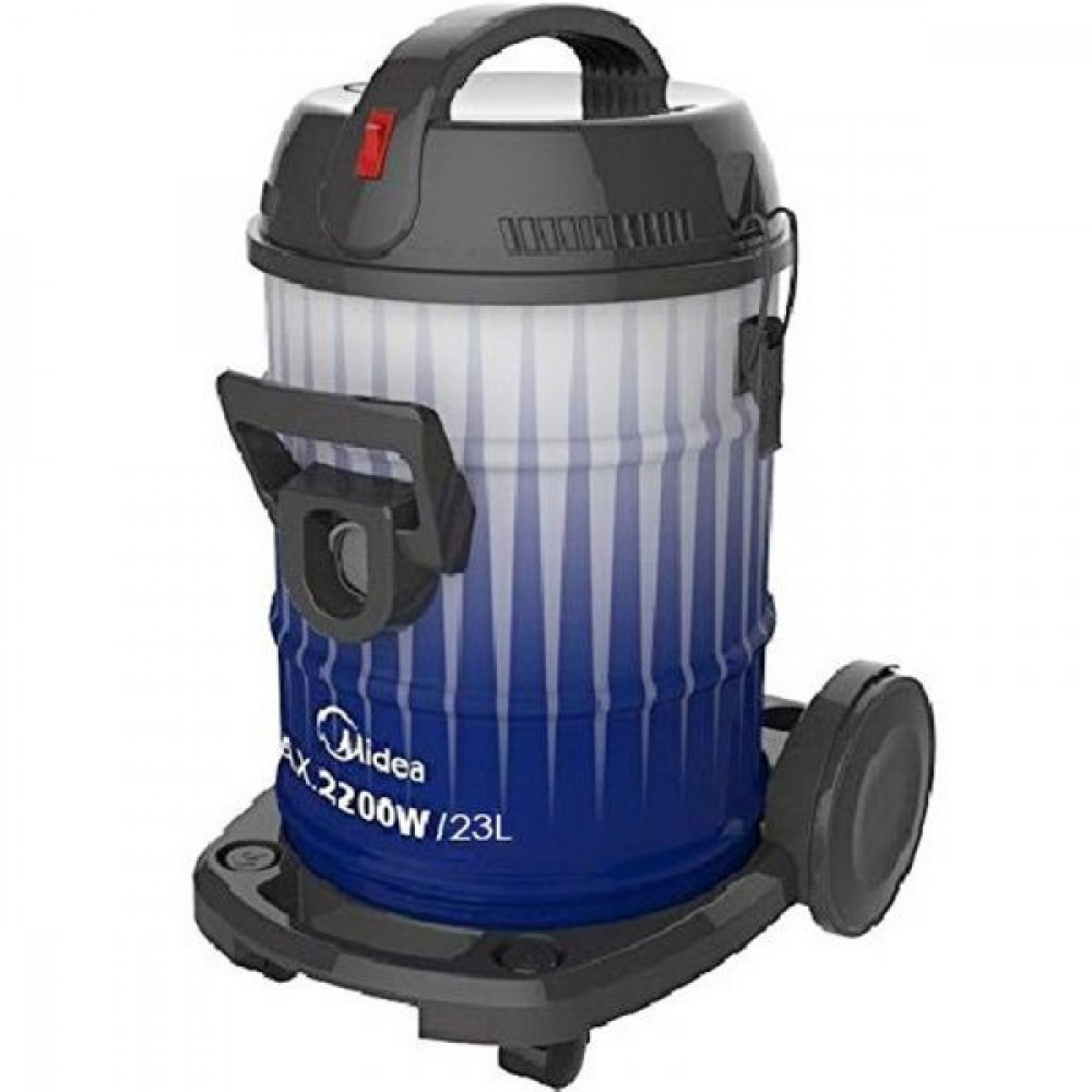 Barrel vacuum cleaner, Midea, 2200 watts, 23 liters