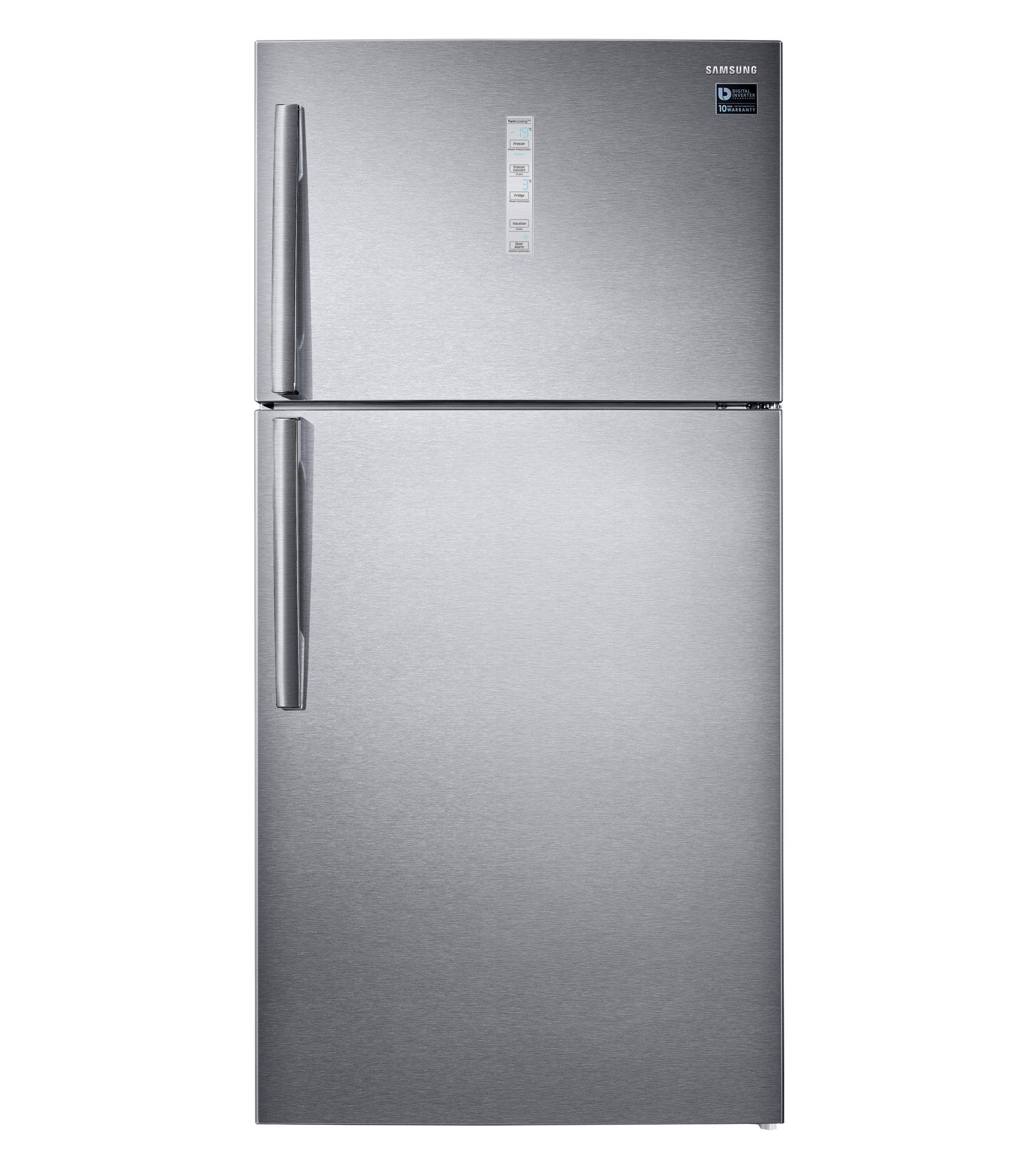 Samsung Refrigerator 15Cu.ft, Freezer 5.7Cu.ft, Digital Inverter, EZ Clean Steel