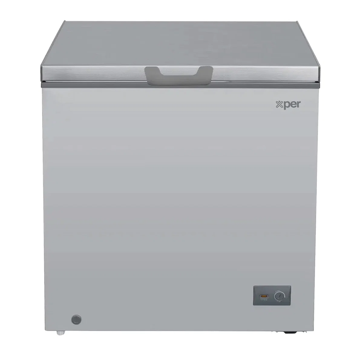 Xper Chest Freezer 5.1 cu. ft. Silver