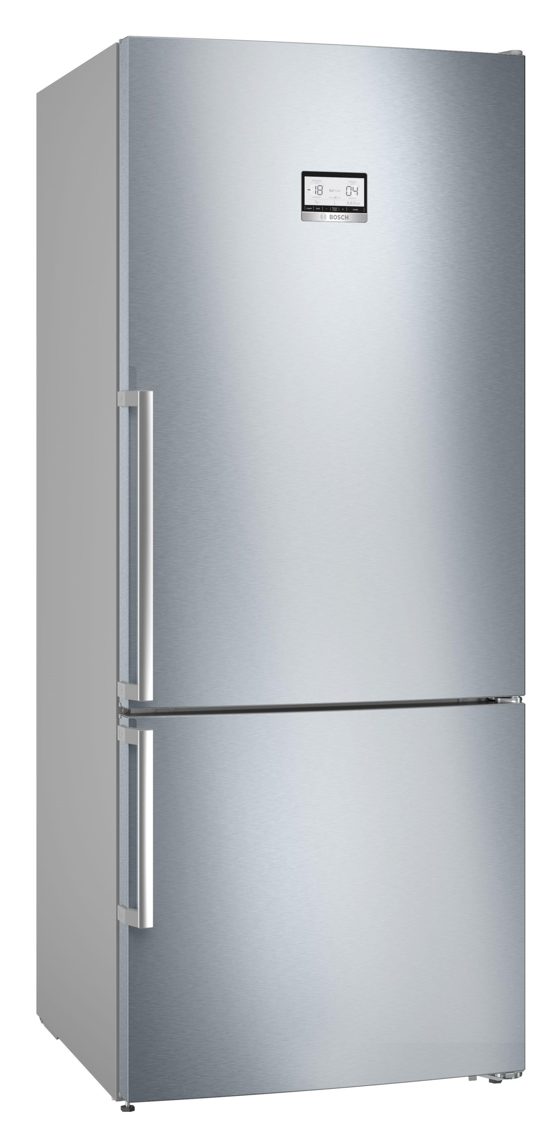 Bosch Series 6 Refrigerator 14.3Cu.ft, Freezer 4.1Cu.ft, NoFrost, Inverter, Silver