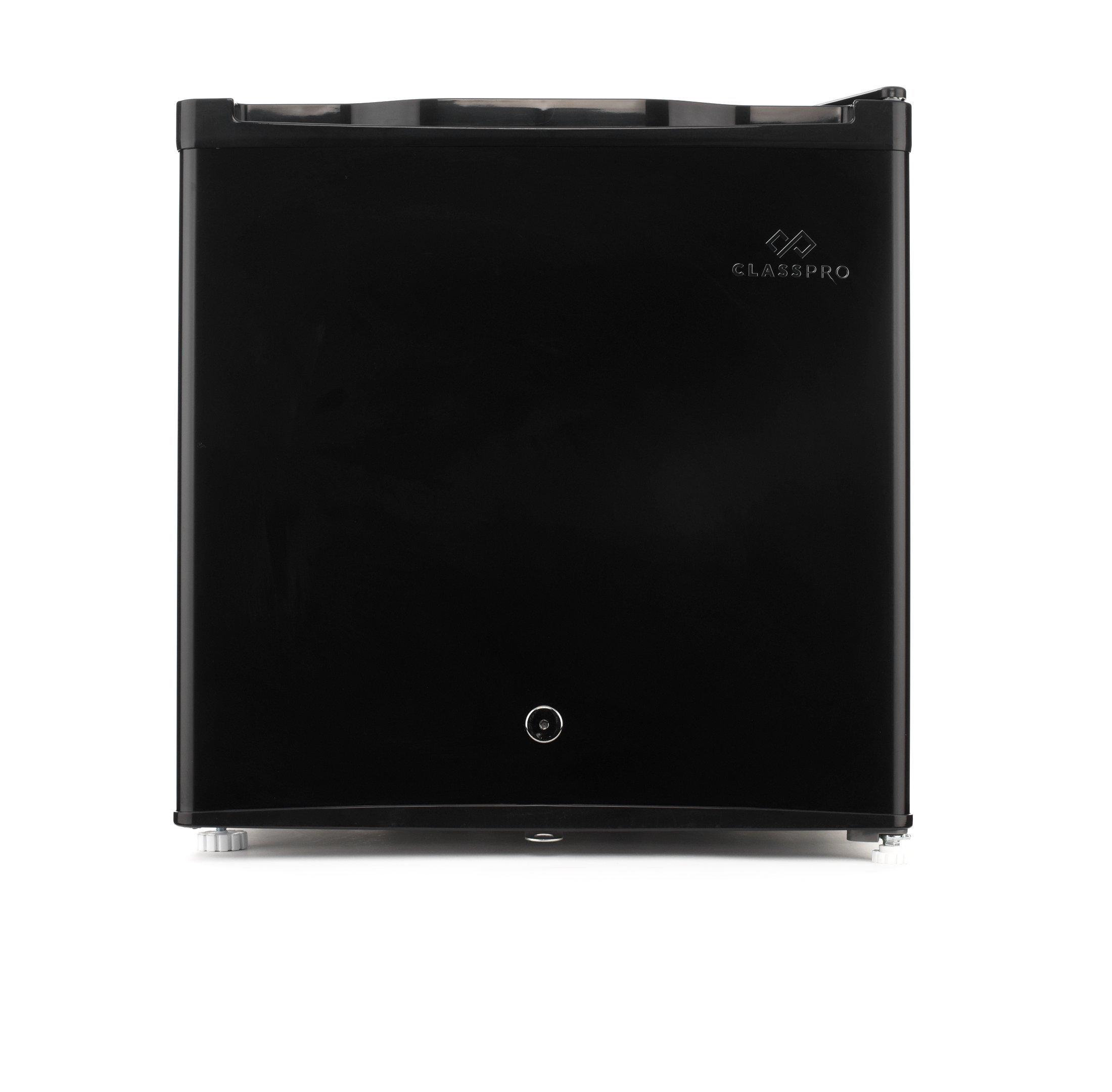 ClassPro Single Door Compact Refrigerator, 46L(1.6 Cu.ft), D class, Black Color
