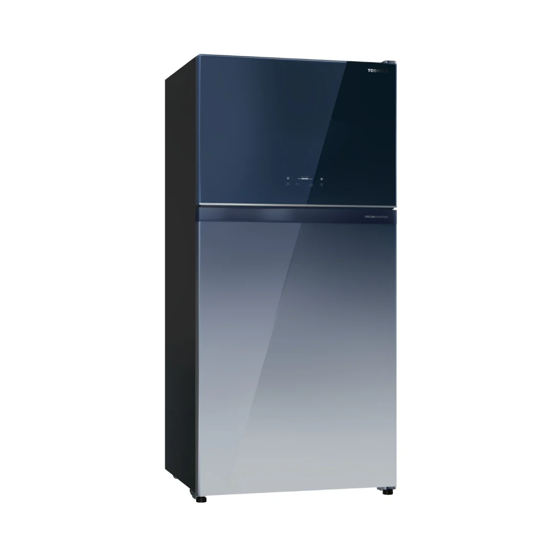 Toshiba Refrigerator 2 Door Glass Inverter Touch 554 Litres Gradation Glass